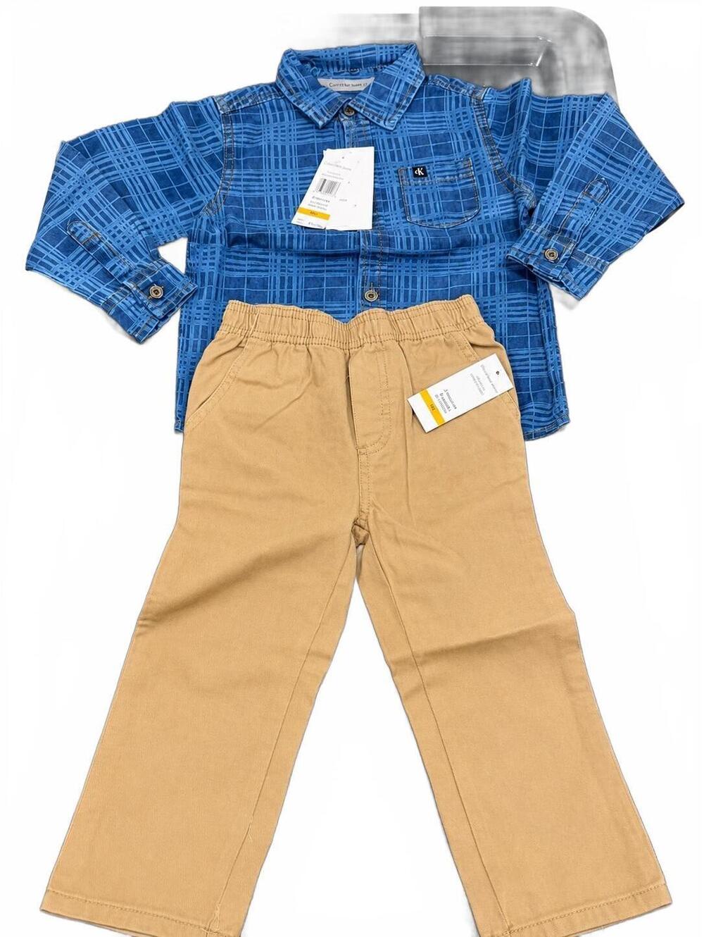 Calvin Klein Jeans Boys 2-Piece Set Shirt & Pants Size 3T New with Tags